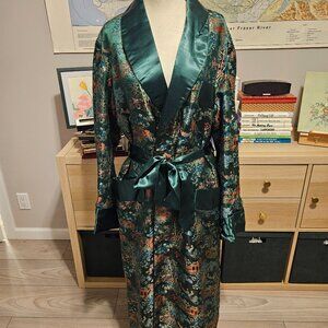 Vintage Silk Brocade Robe